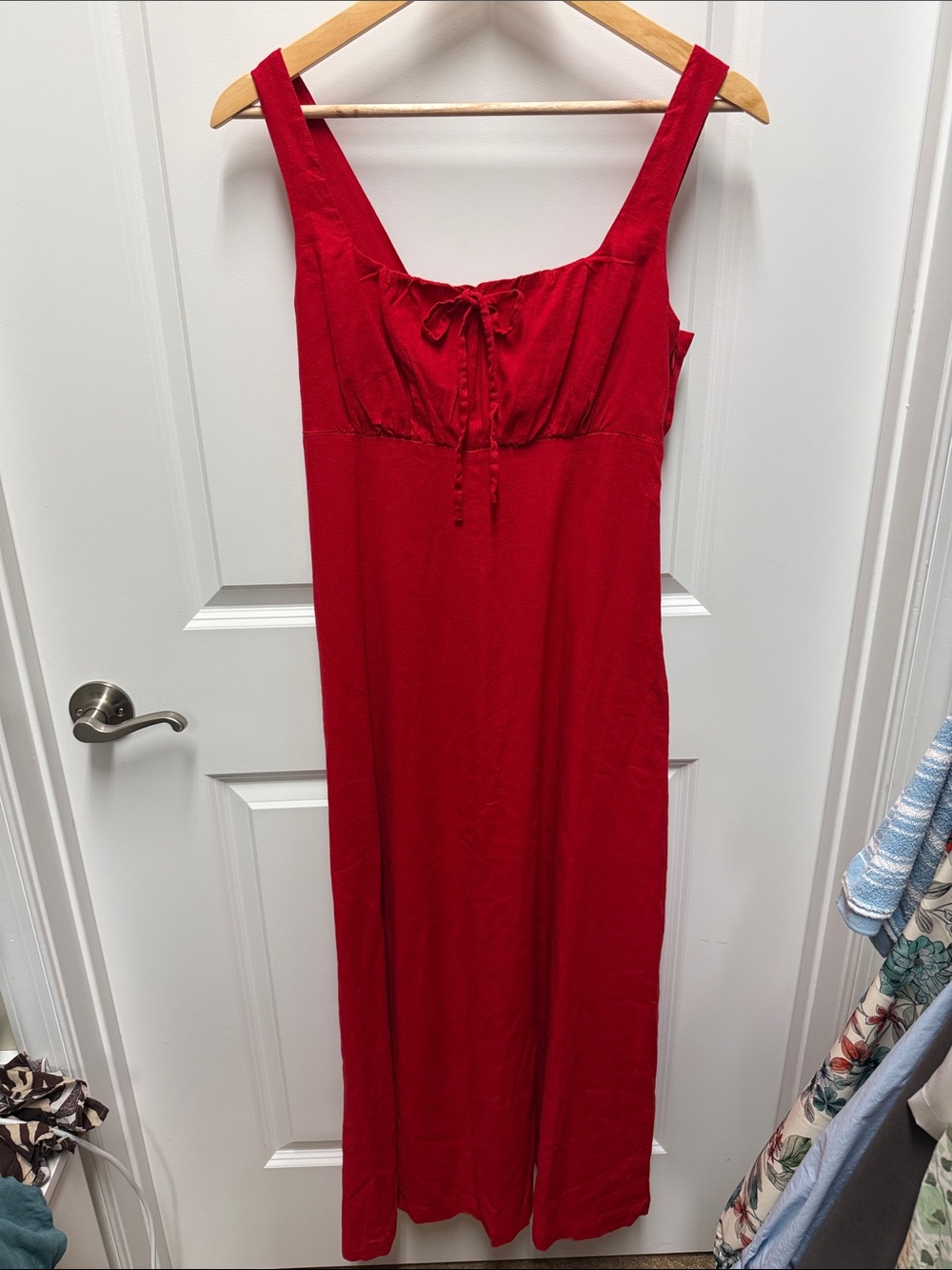 Red GAP maxi dress